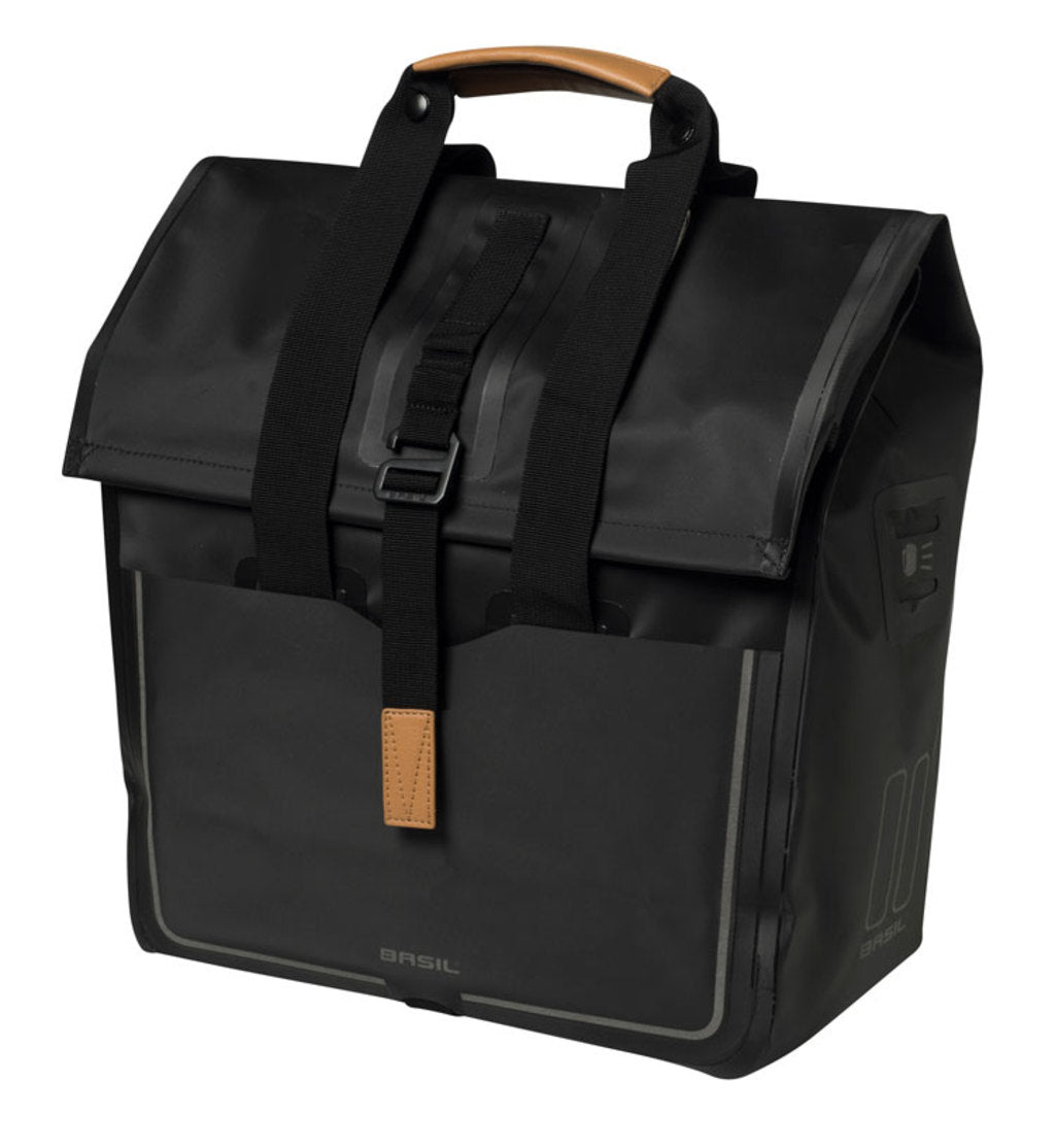 -Shopper Basil Urban Dry Matt Black 20 Liter -Shopper Basil Urban Dry Matt Black 20 Liter